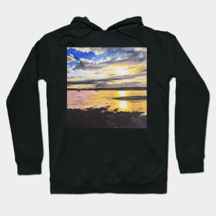 Sunset at Marazion Hoodie